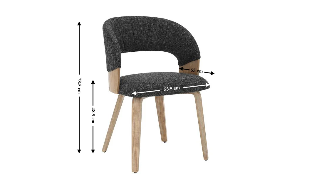 Scaun Living JY6450X-M2 Gri Inchis 1