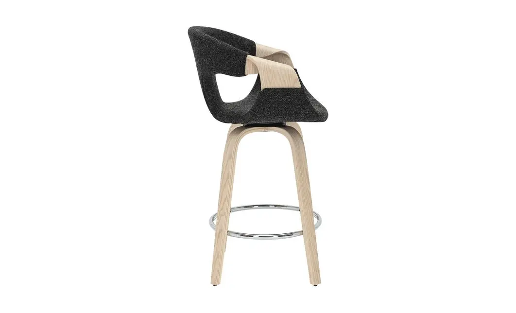 Scaun Bar JY3185X-M Gri Antracit 3