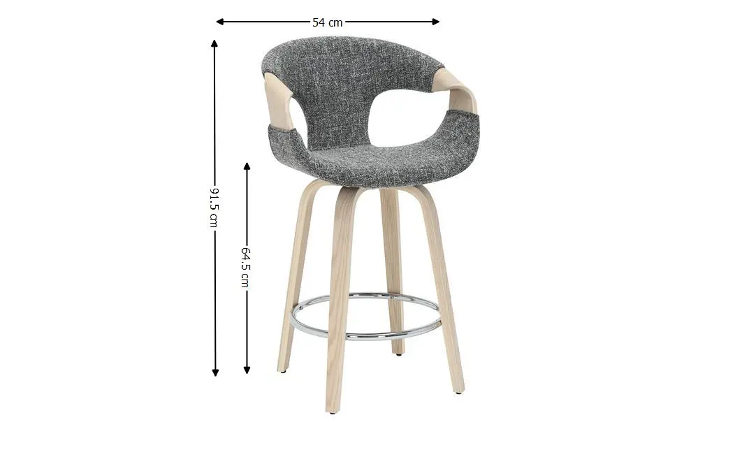 Scaun Bar JY3185X-M Gri 1