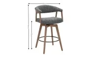 Scaun Bar  JY3249X-M Gri 1