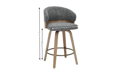 Scaun Bar JY3250X-M Gri 