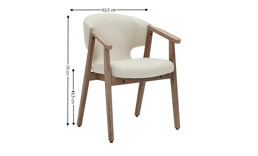 Scaun Living JY6386Q2-M2 Bej 1
