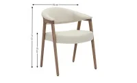Scaun Living JY6410Q-M2 Bej
