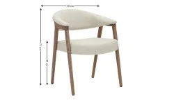 Scaun Living JY6410Q-M2 Bej