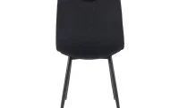 Set Masă Living Extensibilă Blat Ceramic KJT416 Alb-Cappuccino cu 4 Scaune KJC0358 Negre 8