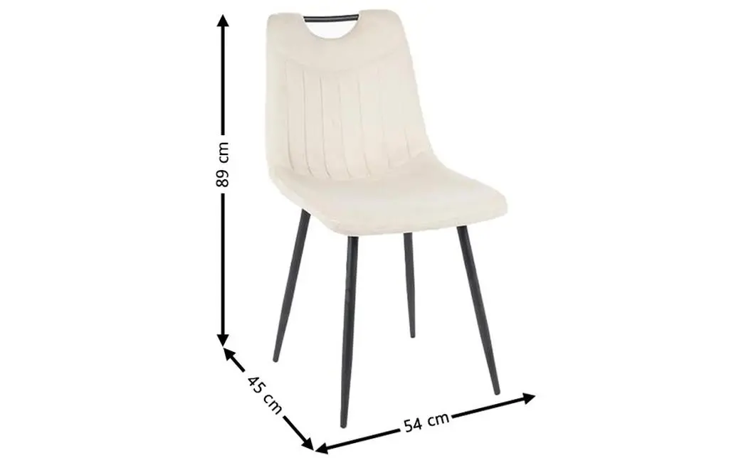Set Masă Living Extensibilă Blat Ceramic KJT416 Alb-Cappuccino cu 4 Scaune KJC0358 Bej 9