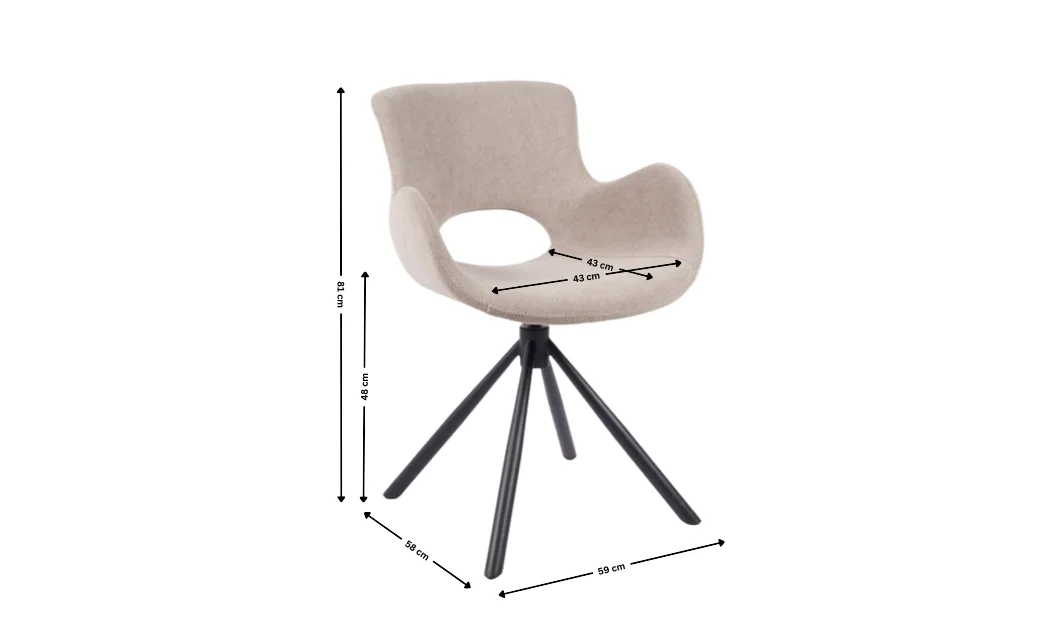 Scaun Living KJC0359 Gri 1