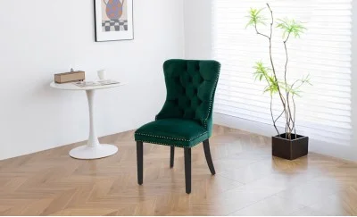 Scaun Living KJC005 Verde/Negru