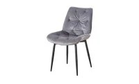 Set Masă Living Extensibilă DTM0101CS Bej cu 4 Scaune KJC0357 Gri