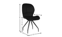 Scaun Living KJC0360 Negru 1