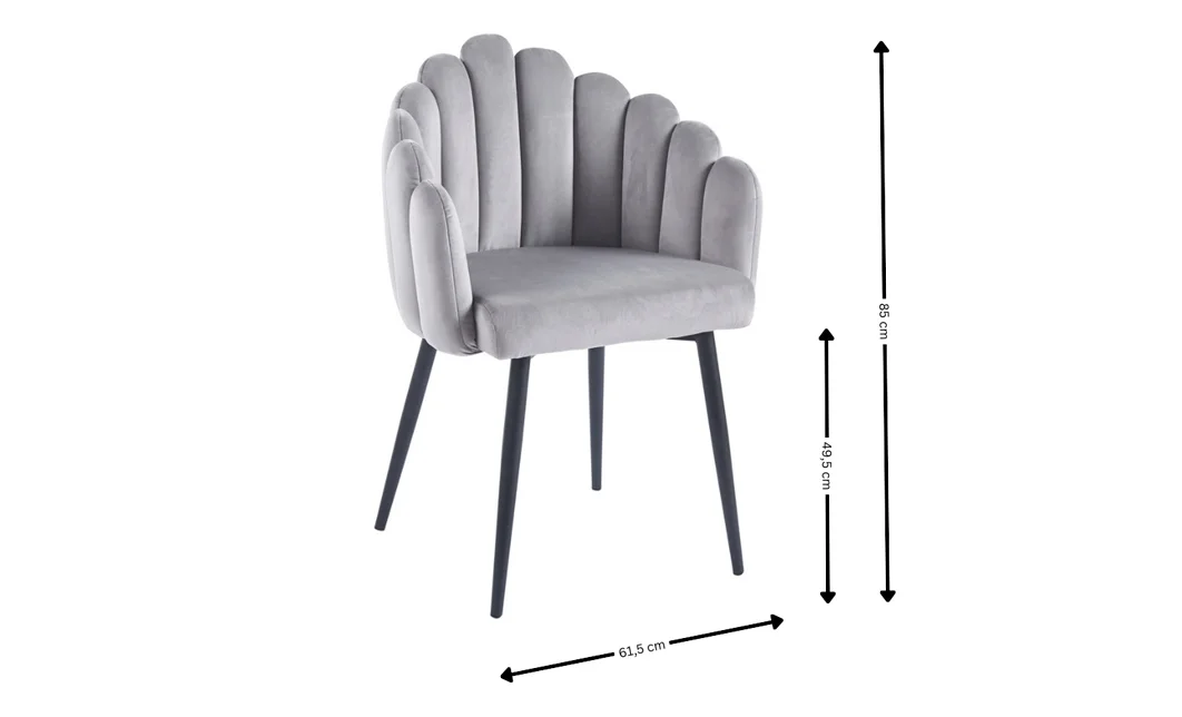 Scaun Living KJC113 Gri 2