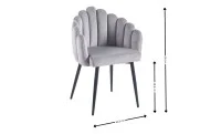 Scaun Living KJC113 Gri 2
