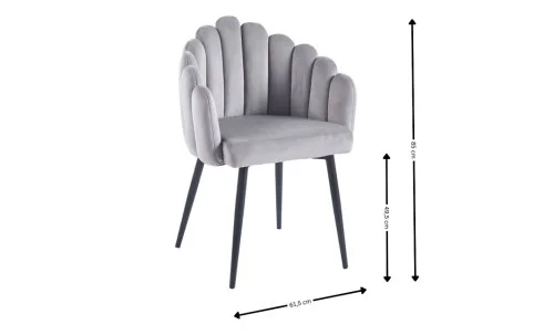 Scaun Living KJC113 Gri