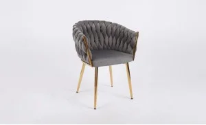 Scaun Living Tapitat KJC12 Gri