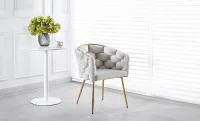 Scaun Living Tapitat KJC15 Bej