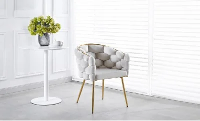 Scaun Living Tapitat KJC15 Bej