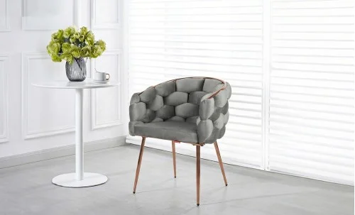 Scaun Living Tapitat KJC17 Gri