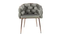 Scaun Living Tapitat KJC17 Gri 2