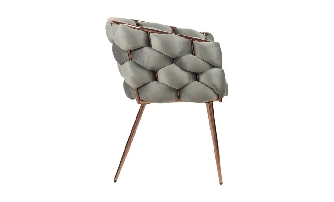 Scaun Living Tapitat KJC17 Gri 4