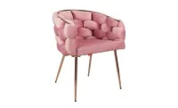 Scaun Living Tapitat KJC17 Roz 2