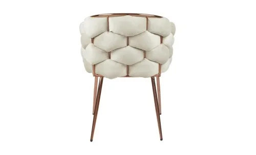 Set 2 scaune Living Tapițate KJC17 Bej