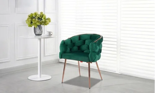 Scaun Living Tapitat KJC17 Verde