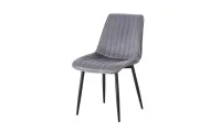 Set Masă Living Extensibilă Dobok Gri cu 4 Scaune KJC176 Gri 3
