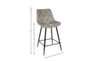 Scaun Bar KJC274 Gri 6