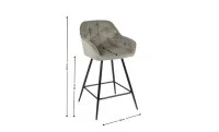 Scaun Bar KJC275 Gri 6