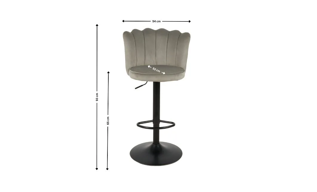 Scaun Bar KJC341 Gri 5