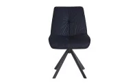 Set Masă Living Extensibilă Blat Ceramic KJT416 Alb-Cappuccino cu 4 Scaune KJC0356 Negre