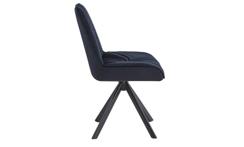 Set Masă Living Extensibilă Blat Ceramic KJT416 Alb-Cappuccino cu 4 Scaune KJC0356 Negre