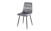 Set Masă Living Extensibilă KJT546 Gri cu 4 Scaune KJC37 Gri 2