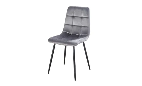 Set Masă Living Extensibilă KJT546 Gri cu 4 Scaune KJC37 Gri