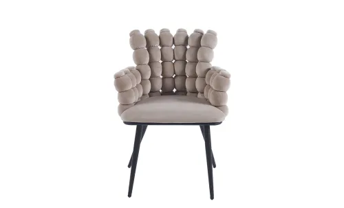 Scaun Living Tapitat KJC374 Bej