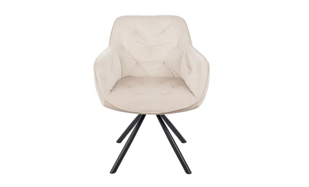 Scaun Living Tapitat KJC3849, Bej 3