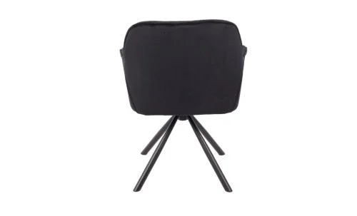 Scaun Living Tapitat KJC3849,  Negru