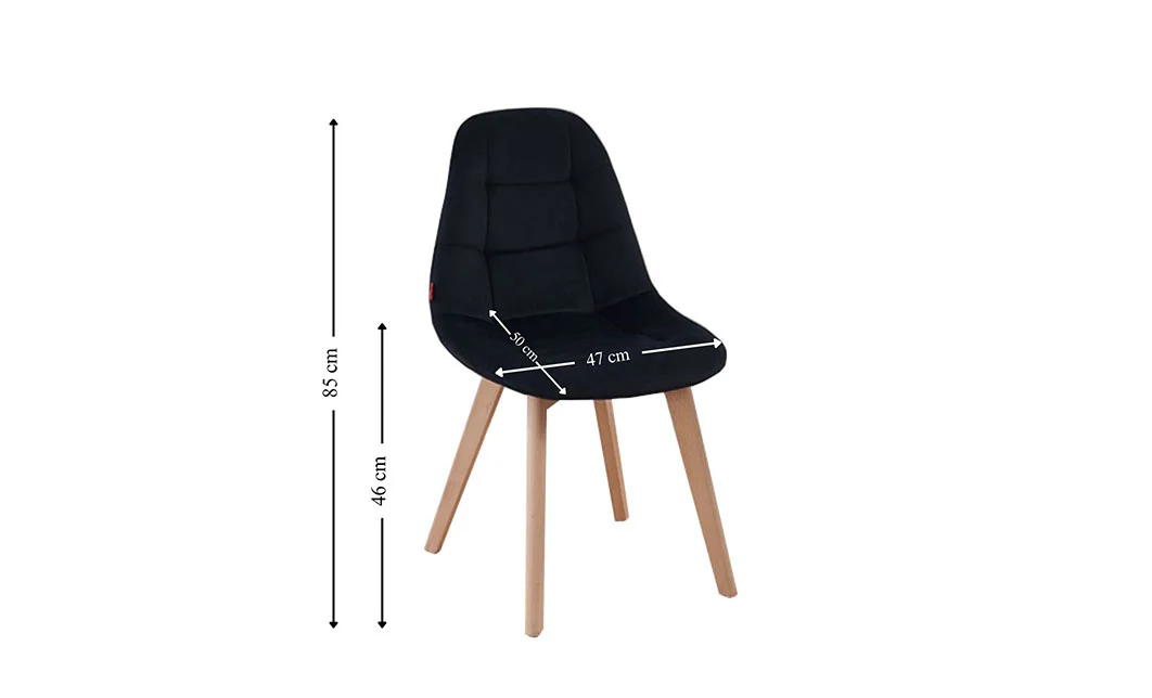 Scaun Living KJC5304 Negru 3