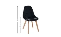 Scaun Living KJC5304 Negru 3