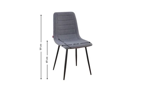 Set Masă Living Extensibilă Blat Ceramic KJD416 Alb-Cappuccino cu 4 Scaune KJC5341 Gri