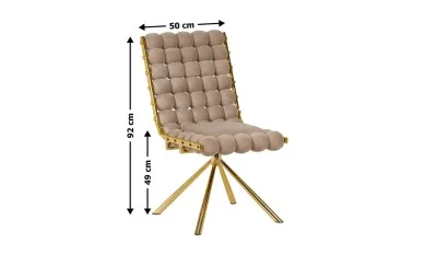 Scaun Living Tapițat KJC5403 Bej