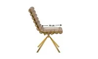 Scaun Living Tapițat KJC5403 Bej 5