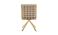 Scaun Living Tapițat KJC5403 Bej 6