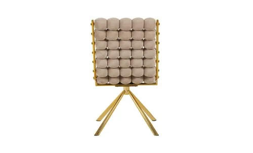 Scaun Living Tapițat KJC5403 Bej