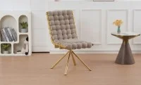 Scaun Living Tapițat KJC5403 Bej