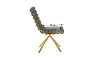 Scaun Living Tapițat KJC5403 Gri 3