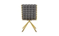 Scaun Living Tapițat KJC5403 Gri 6