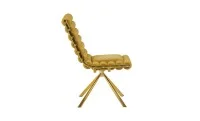 Scaun Living Tapițat KJC5403 Muștar 4
