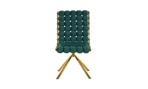 Scaun Living Tapițat KJC5403 Verde