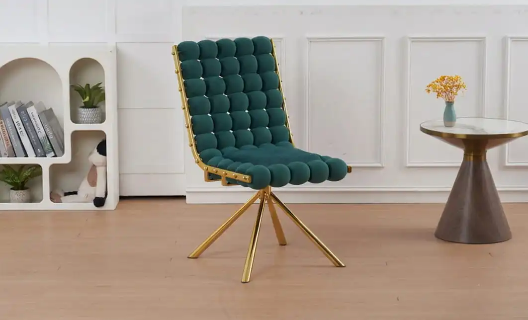 Scaun Living Tapițat KJC5403 Verde